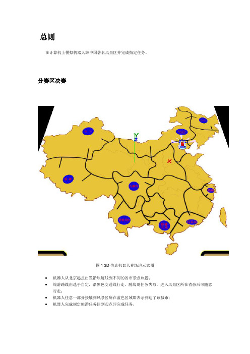 仿真比赛练习程序规则