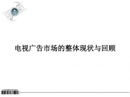 电视广告市场的整体现状和回顾-精选文档