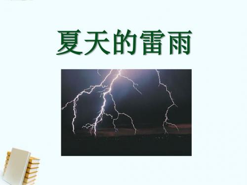 《夏天的雷雨》PPT课件2