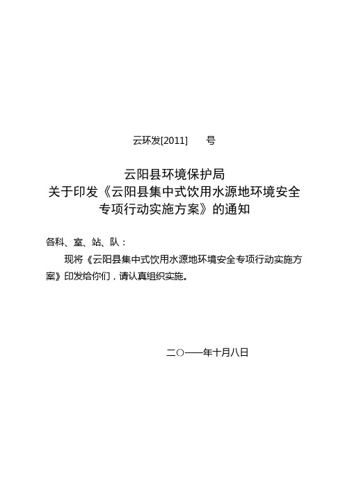 专项行动实施方案