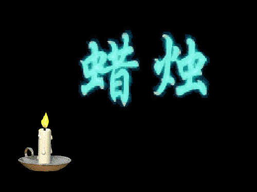 3西蒙诺夫蜡烛PPT课件
