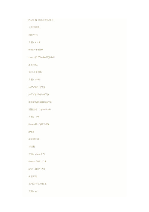 曲线大全