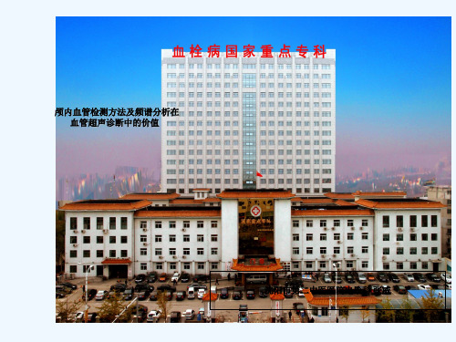 TCD脑彩超基本知识
