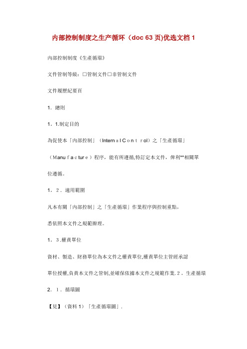内部控制守则之生产循环(doc6页)优选文档