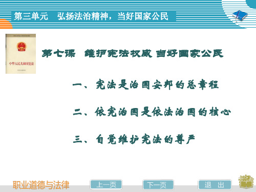 维护宪法的权威