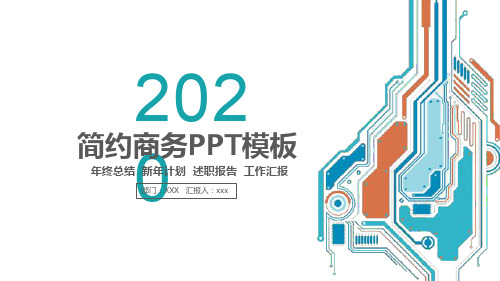 商业计划书模板创业融资商业计划书PPT 