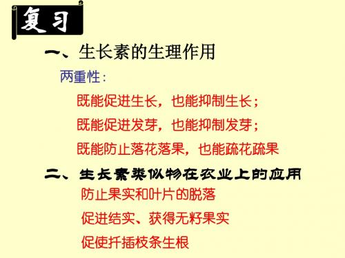 9、其它的植物激素