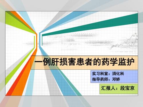 2段宝京—一例肝损害患者的药学监护