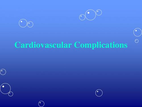 Cardiovascular Complications