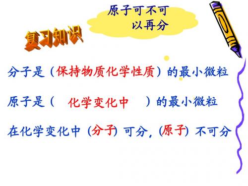 课题2 原子的结构 第一课时