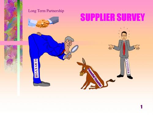 SUPPLIER SURVEY