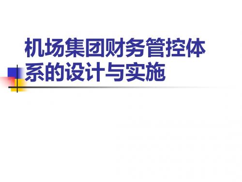 集团财务管控体系设计与实施(新)-PPT精品文档