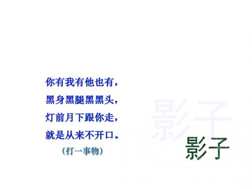 语文第18课竹影课件人教新课标七年级下册