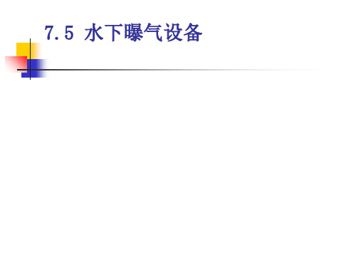 水下曝气设备及其他曝气方式 副本