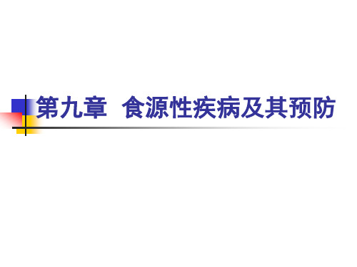 食物中毒-第一节食源性疾病-1