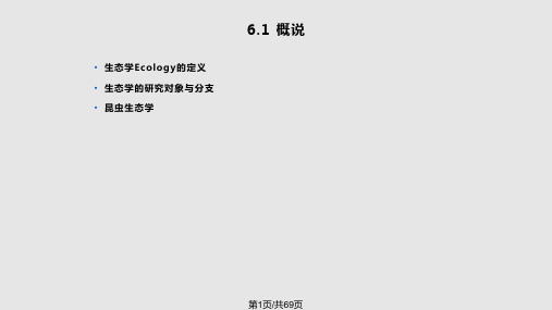 第六篇昆虫生态学PPT课件