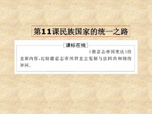 第11课民族国家的统一之路