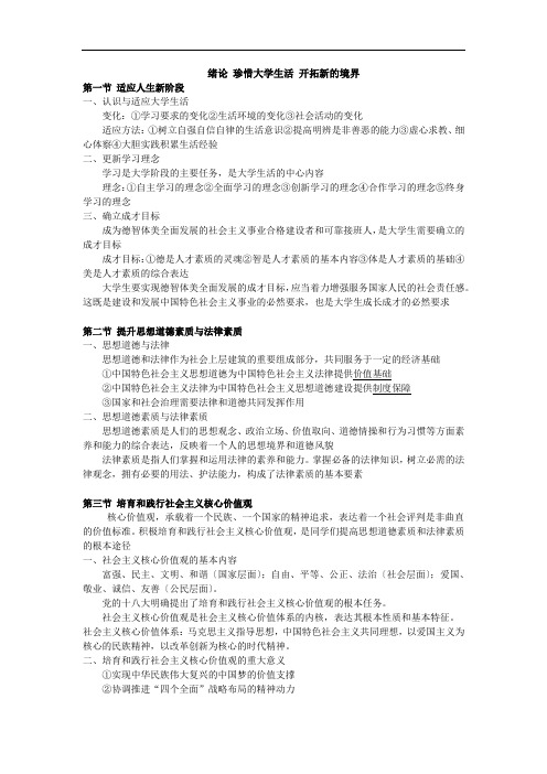 思修知识点