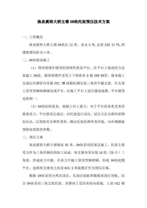 0#块预压方案1