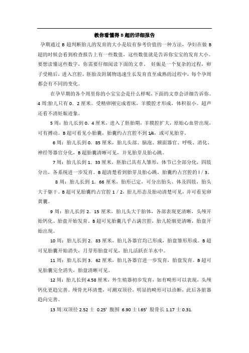 看懂B超