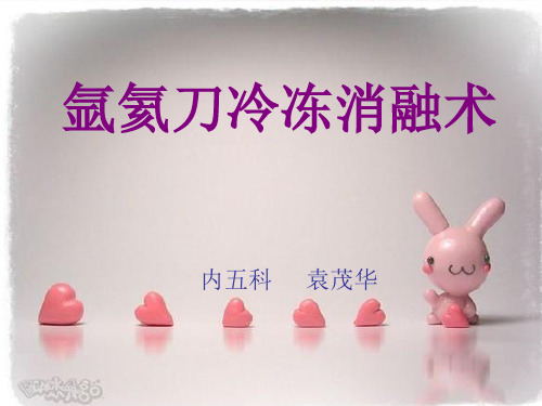 氩氦刀冷冻消融术ppt课件