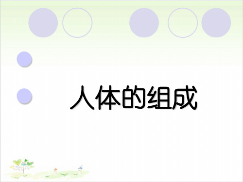 六年级下册科学-人体的组成-冀教版-PPT课堂课件