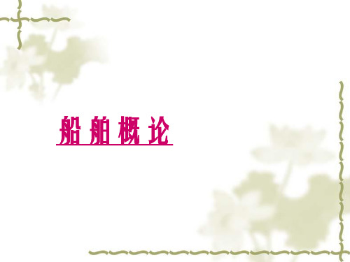 船舶类型