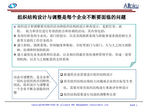 组织结构设计报告050415