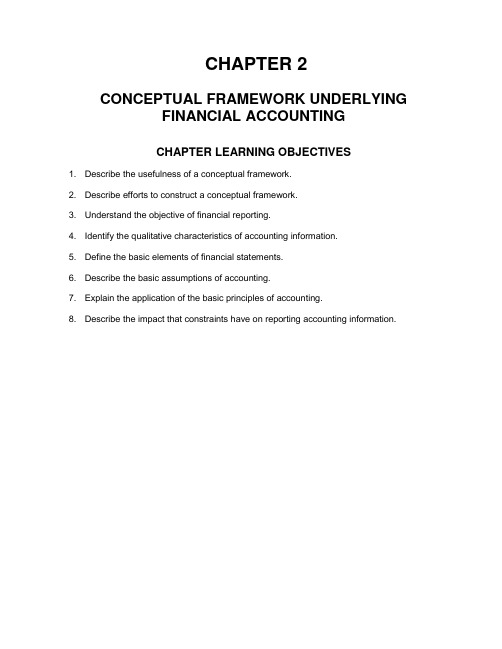 《中级会计学》Kieso_IFRS_TestBank_Ch02