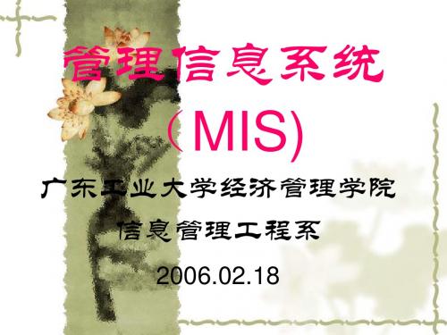 管理信息系统MIS