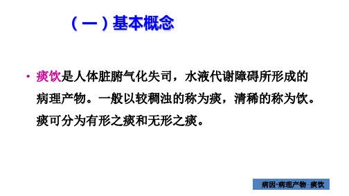 中医基础理论之痰饮
