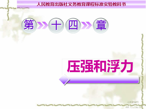 “压强和浮力” 单元复习教学课件.