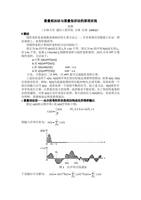 重叠相加法和重叠保留法的原理与实现