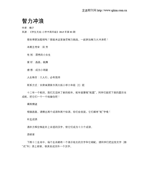 智力冲浪