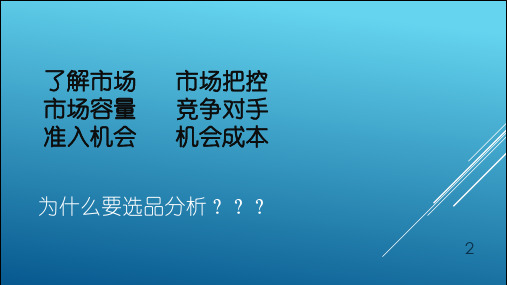 亚马逊大卖选品分析报告