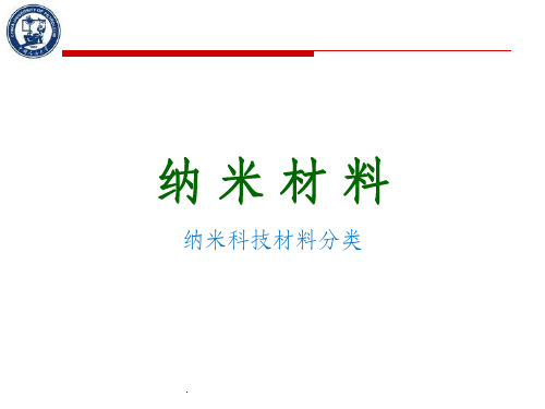 纳米材料--纳米材料分类ppt课件