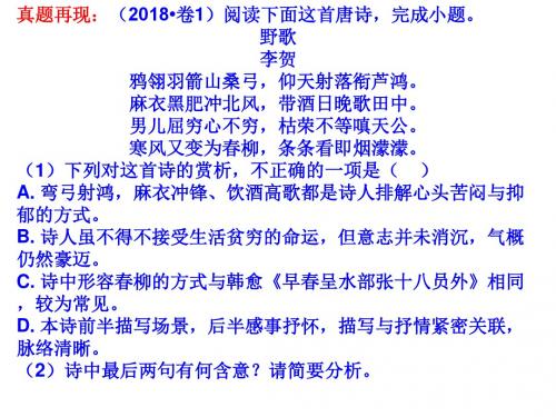 高三读懂古诗上课用2018完美版