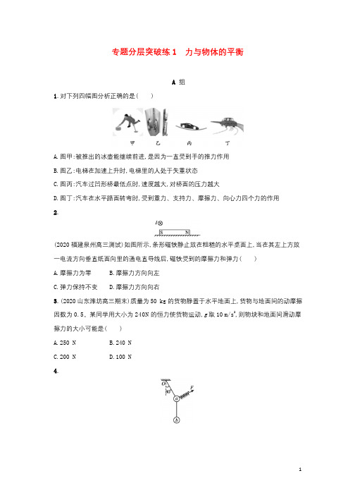 2021高考物理二轮复习专题分层突破练打包19套(付,157)