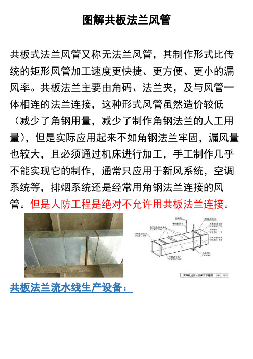 图解共板法兰风管
