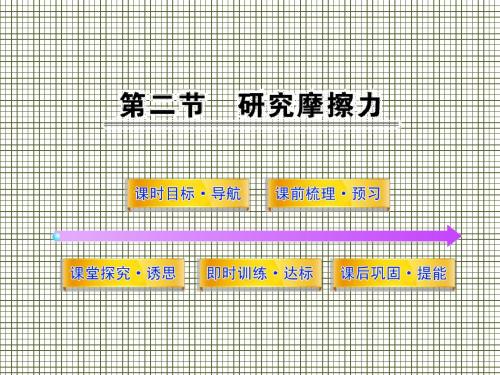 物理粤教版必修一3.2《研究摩擦力》课件