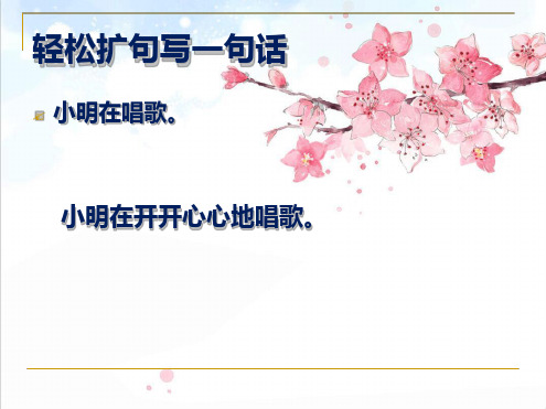 二年级下册五单元写话描写小动物课件