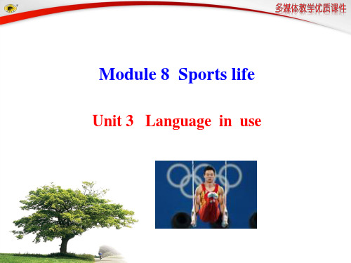 2104年九年级新外研版英语上Module 8 Unit 3