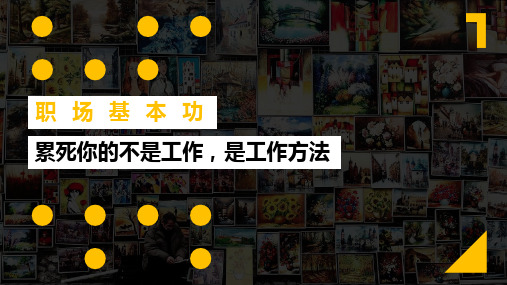 职场课程专业指导 125页ppt