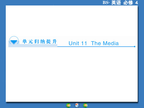 2014--2015英语必修Ⅳ北师大版Unit11课件(共29张)单元归纳提升