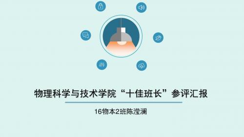 班长,优秀学生评优ppt模板