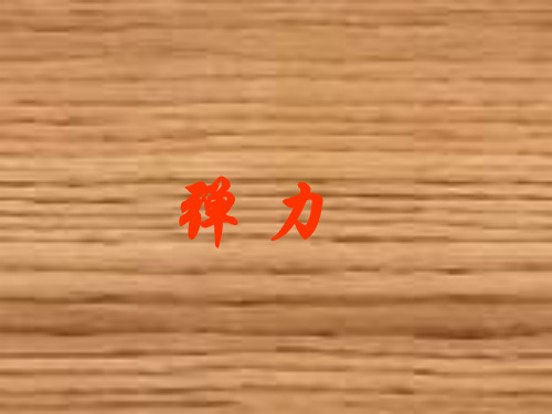 物理必修1人教版3.2弹 力(共14张PPT) (共14张PPT)[优秀课件资料]