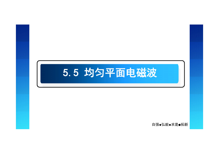 均匀平面电磁波