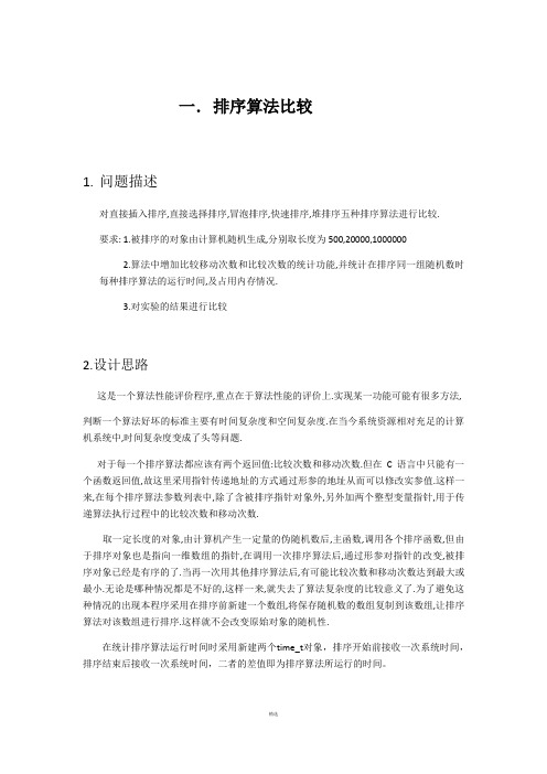 排序算法比较