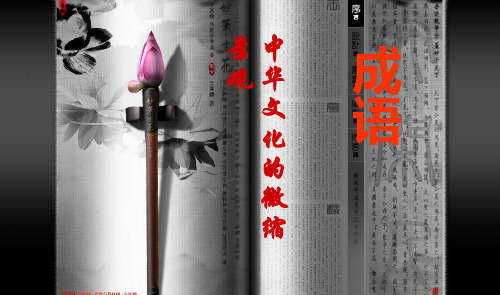高一语文成语中华文化微缩景观