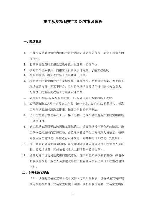 室内分布工程勘测